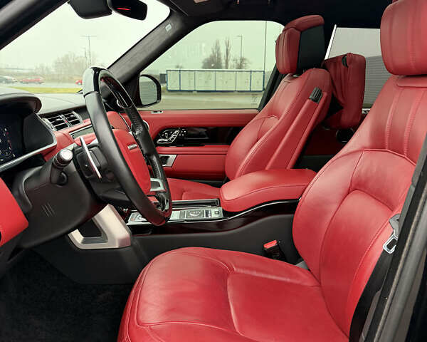 Черный Ленд Ровер Рендж Ровер, объемом двигателя 3 л и пробегом 105 тыс. км за 84000 $, фото 13 на Automoto.ua