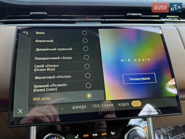 Ленд Ровер Рендж Ровер 2022 в Киеве на Automoto.ua Черный Ленд Ровер Рендж Ровер, объемом двигателя 3 л и пробегом 49 тыс. км за 150000 $, фото 88 на Automoto.ua