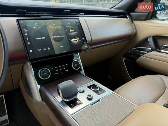 Черный Ленд Ровер Рендж Ровер, объемом двигателя 3 л и пробегом 64 тыс. км за 139000 $, фото 18 на Automoto.ua