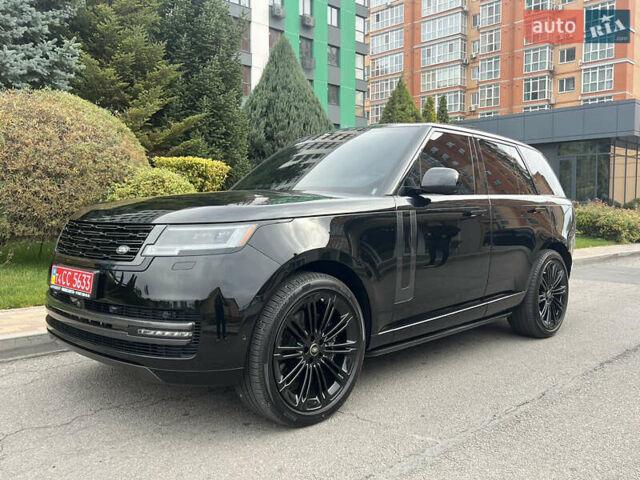 Ленд Ровер Рендж Ровер 2023 в Днепре (Днепропетровске) на Automoto.ua Черный Ленд Ровер Рендж Ровер, объемом двигателя 4.4 л и пробегом 20 тыс. км за 165000 $, фото 1 на Automoto.ua