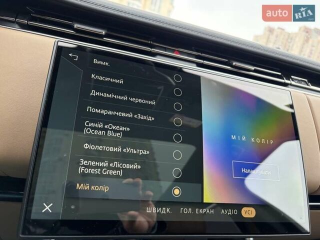 Чорний Ленд Ровер Рендж Ровер, об'ємом двигуна 3 л та пробігом 40 тис. км за 177111 $, фото 66 на Automoto.ua