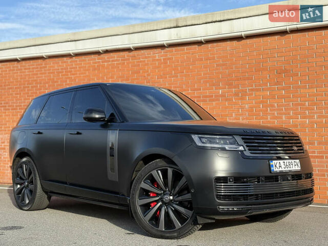 Черный Ленд Ровер Рендж Ровер, объемом двигателя 4.39 л и пробегом 27 тыс. км за 285000 $, фото 9 на Automoto.ua