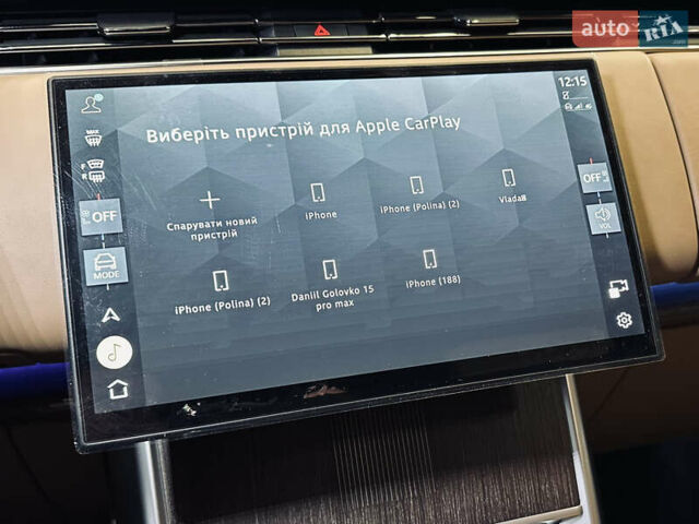 Чорний Ленд Ровер Рендж Ровер, об'ємом двигуна 3 л та пробігом 6 тис. км за 219000 $, фото 45 на Automoto.ua