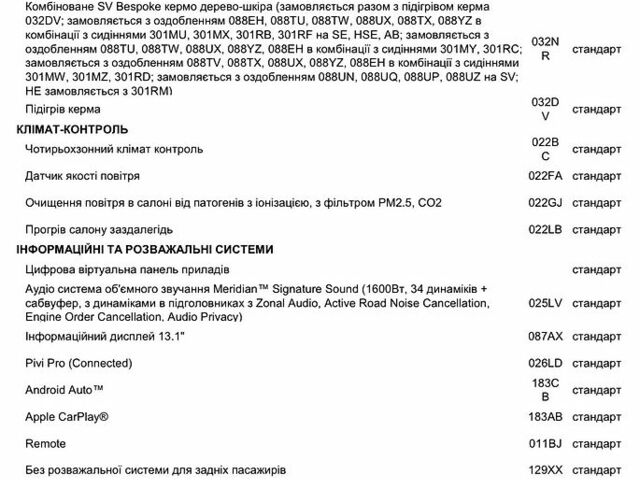 Черный Ленд Ровер Рендж Ровер, объемом двигателя 3 л и пробегом 14 тыс. км за 260000 $, фото 33 на Automoto.ua