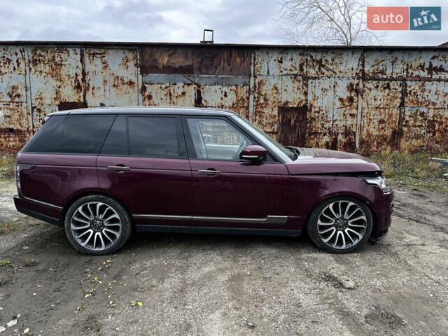 Фиолетовый Ленд Ровер Рендж Ровер, объемом двигателя 4.37 л и пробегом 69 тыс. км за 9500 $, фото 2 на Automoto.ua