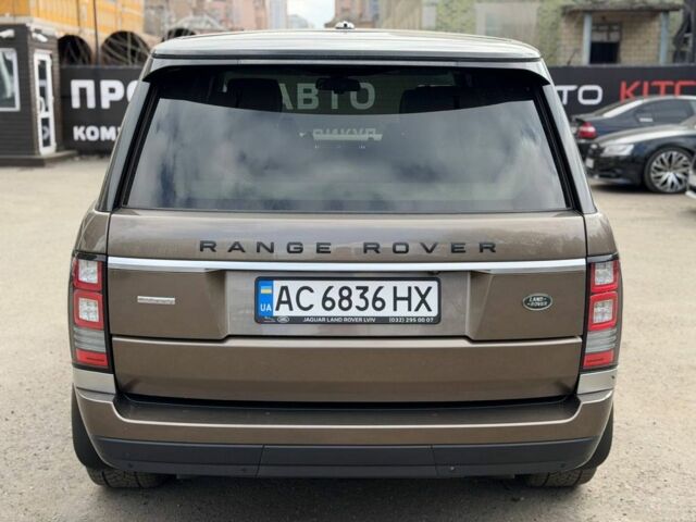 Коричневый Ленд Ровер Рендж Ровер, объемом двигателя 5 л и пробегом 160 тыс. км за 37000 $, фото 4 на Automoto.ua