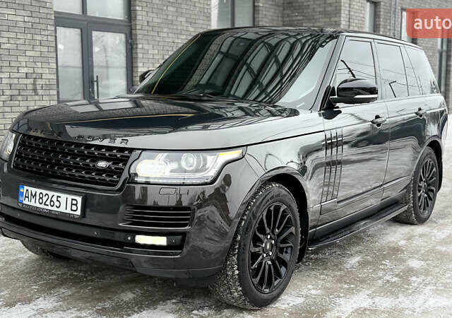 Коричневый Ленд Ровер Рендж Ровер, объемом двигателя 4.37 л и пробегом 200 тыс. км за 32500 $, фото 1 на Automoto.ua