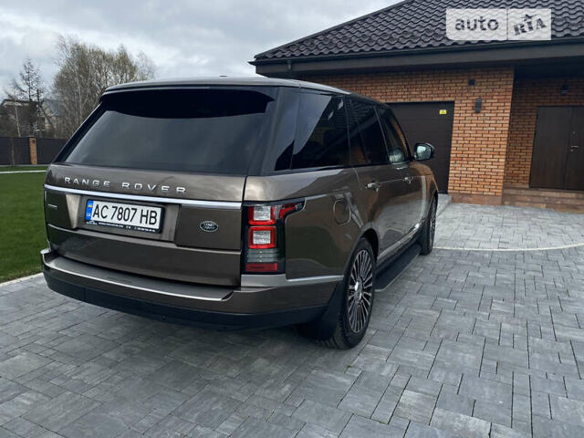 Коричневый Ленд Ровер Рендж Ровер, объемом двигателя 2.99 л и пробегом 203 тыс. км за 30500 $, фото 2 на Automoto.ua