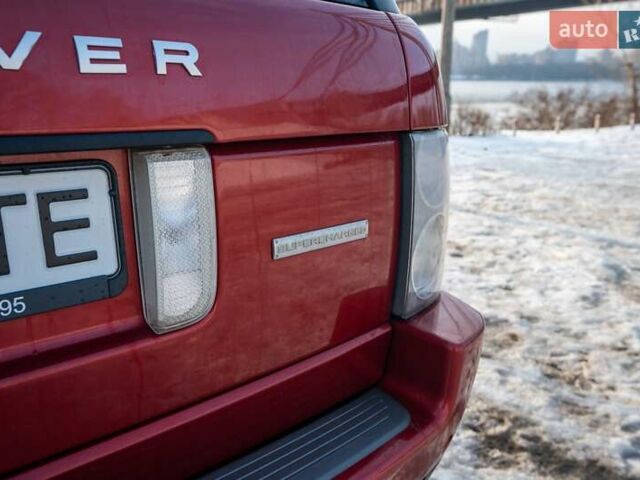 Червоний Ленд Ровер Рендж Ровер, об'ємом двигуна 4.2 л та пробігом 406 тис. км за 9520 $, фото 12 на Automoto.ua