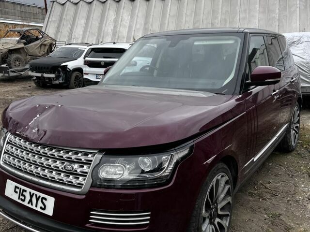 Красный Ленд Ровер Рендж Ровер, объемом двигателя 4.4 л и пробегом 69 тыс. км за 9500 $, фото 6 на Automoto.ua