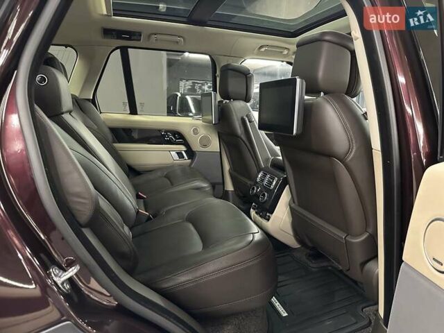 Красный Ленд Ровер Рендж Ровер, объемом двигателя 4.37 л и пробегом 37 тыс. км за 88500 $, фото 25 на Automoto.ua