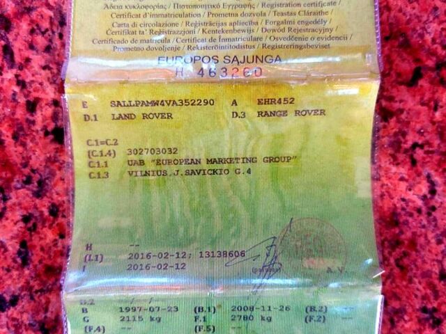 Сірий Ленд Ровер Рендж Ровер, об'ємом двигуна 2.5 л та пробігом 235 тис. км за 3700 $, фото 2 на Automoto.ua