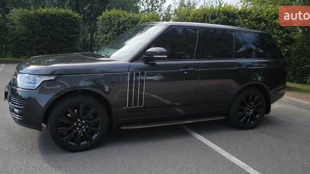 Серый Ленд Ровер Рендж Ровер, объемом двигателя 4.37 л и пробегом 136 тыс. км за 43999 $, фото 10 на Automoto.ua
