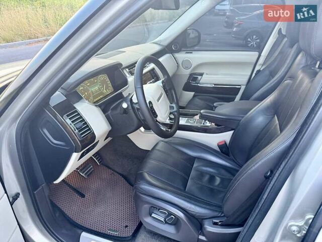 Серый Ленд Ровер Рендж Ровер, объемом двигателя 4.37 л и пробегом 210 тыс. км за 41499 $, фото 8 на Automoto.ua