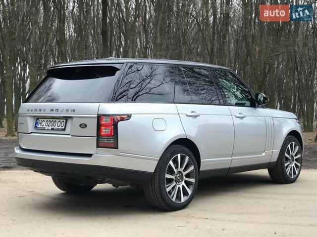 Серый Ленд Ровер Рендж Ровер, объемом двигателя 3 л и пробегом 201 тыс. км за 37900 $, фото 9 на Automoto.ua