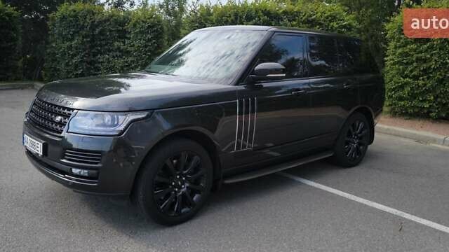 Серый Ленд Ровер Рендж Ровер, объемом двигателя 4.37 л и пробегом 136 тыс. км за 43999 $, фото 8 на Automoto.ua