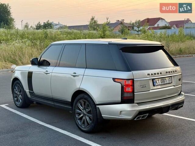 Серый Ленд Ровер Рендж Ровер, объемом двигателя 4.37 л и пробегом 210 тыс. км за 41499 $, фото 3 на Automoto.ua