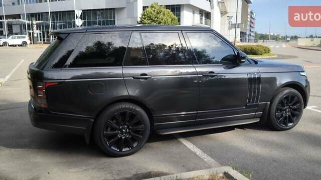 Серый Ленд Ровер Рендж Ровер, объемом двигателя 4.37 л и пробегом 136 тыс. км за 43999 $, фото 4 на Automoto.ua