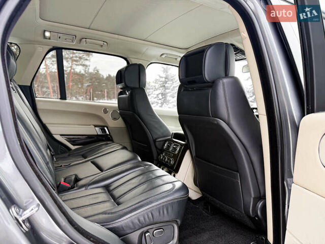 Серый Ленд Ровер Рендж Ровер, объемом двигателя 4.37 л и пробегом 280 тыс. км за 23000 $, фото 12 на Automoto.ua