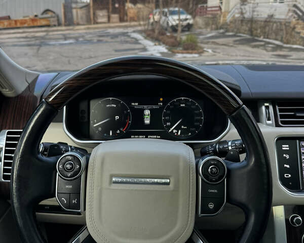 Серый Ленд Ровер Рендж Ровер, объемом двигателя 3 л и пробегом 274 тыс. км за 24000 $, фото 10 на Automoto.ua