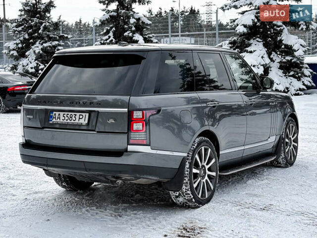 Серый Ленд Ровер Рендж Ровер, объемом двигателя 4.37 л и пробегом 280 тыс. км за 23000 $, фото 4 на Automoto.ua