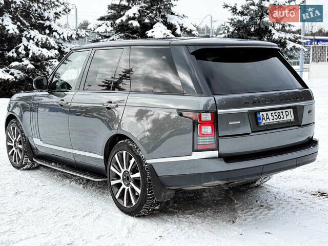Серый Ленд Ровер Рендж Ровер, объемом двигателя 4.37 л и пробегом 280 тыс. км за 23000 $, фото 5 на Automoto.ua