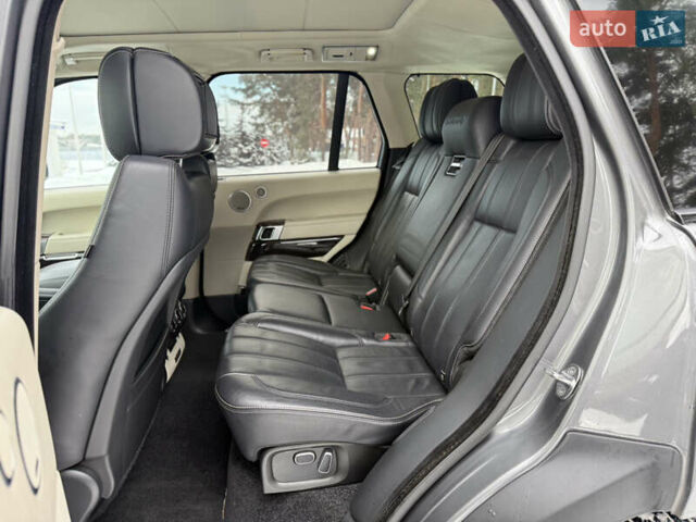 Серый Ленд Ровер Рендж Ровер, объемом двигателя 4.37 л и пробегом 280 тыс. км за 23000 $, фото 13 на Automoto.ua