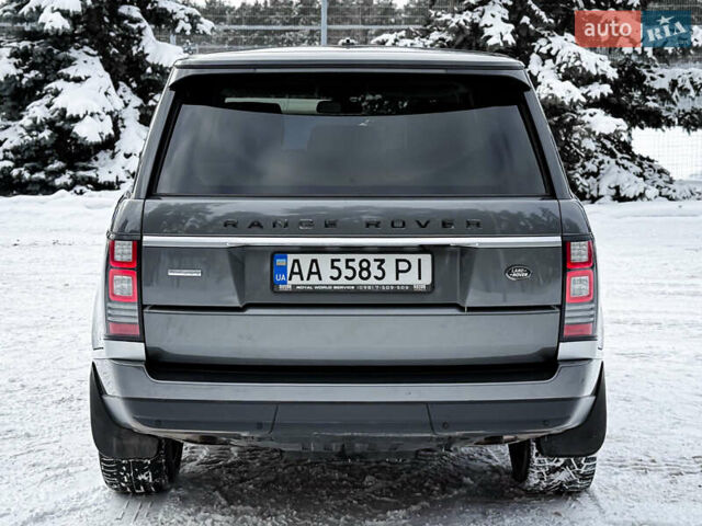Серый Ленд Ровер Рендж Ровер, объемом двигателя 4.37 л и пробегом 280 тыс. км за 23000 $, фото 3 на Automoto.ua