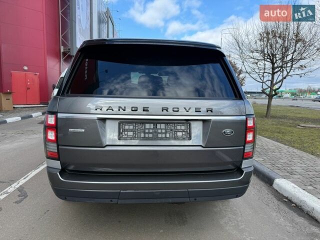 Серый Ленд Ровер Рендж Ровер, объемом двигателя 4.4 л и пробегом 125 тыс. км за 37900 $, фото 12 на Automoto.ua