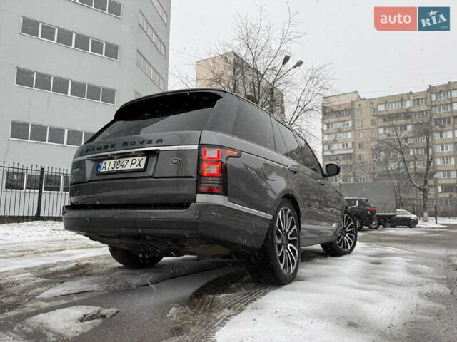 Сірий Ленд Ровер Рендж Ровер, об'ємом двигуна 4.37 л та пробігом 125 тис. км за 40999 $, фото 8 на Automoto.ua