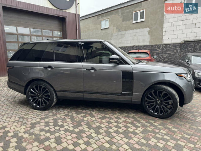 Серый Ленд Ровер Рендж Ровер, объемом двигателя 5 л и пробегом 125 тыс. км за 56000 $, фото 5 на Automoto.ua