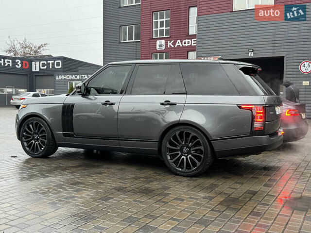 Серый Ленд Ровер Рендж Ровер, объемом двигателя 5 л и пробегом 125 тыс. км за 56000 $, фото 36 на Automoto.ua