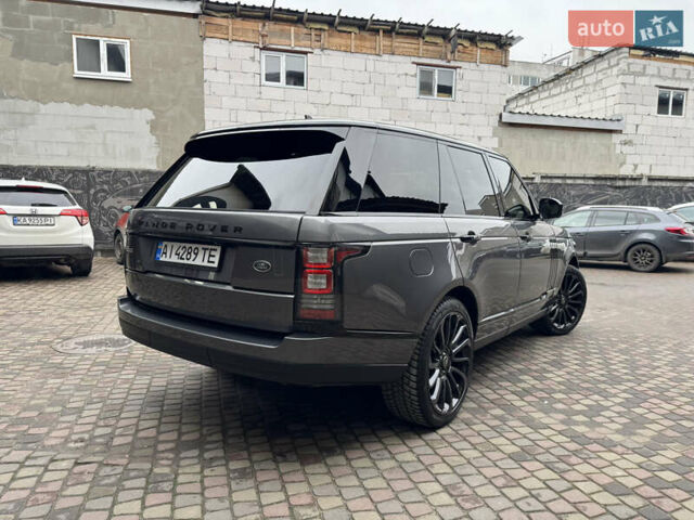 Серый Ленд Ровер Рендж Ровер, объемом двигателя 5 л и пробегом 125 тыс. км за 56000 $, фото 4 на Automoto.ua