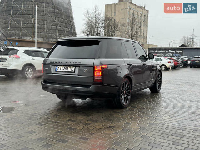 Серый Ленд Ровер Рендж Ровер, объемом двигателя 5 л и пробегом 125 тыс. км за 56000 $, фото 29 на Automoto.ua