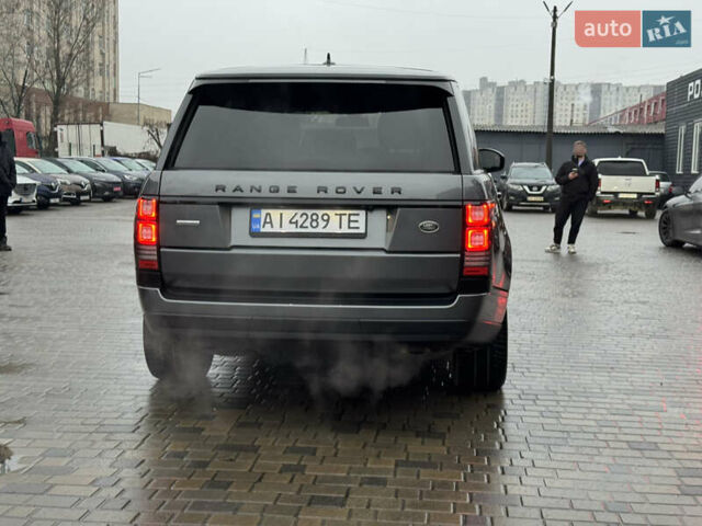 Серый Ленд Ровер Рендж Ровер, объемом двигателя 5 л и пробегом 125 тыс. км за 56000 $, фото 27 на Automoto.ua