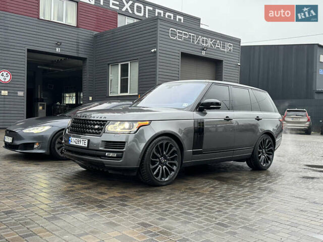 Серый Ленд Ровер Рендж Ровер, объемом двигателя 5 л и пробегом 125 тыс. км за 56000 $, фото 30 на Automoto.ua