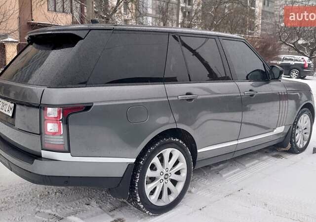 Серый Ленд Ровер Рендж Ровер, объемом двигателя 2.99 л и пробегом 245 тыс. км за 36000 $, фото 7 на Automoto.ua