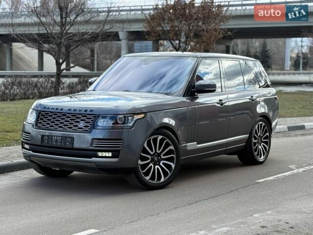 Серый Ленд Ровер Рендж Ровер, объемом двигателя 4.4 л и пробегом 125 тыс. км за 37900 $, фото 2 на Automoto.ua