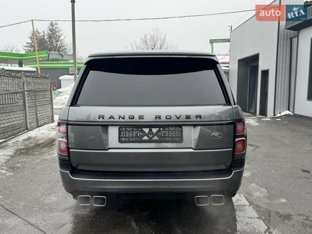 Серый Ленд Ровер Рендж Ровер, объемом двигателя 3 л и пробегом 83 тыс. км за 36900 $, фото 116 на Automoto.ua