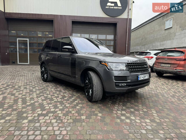 Серый Ленд Ровер Рендж Ровер, объемом двигателя 5 л и пробегом 125 тыс. км за 56000 $, фото 6 на Automoto.ua