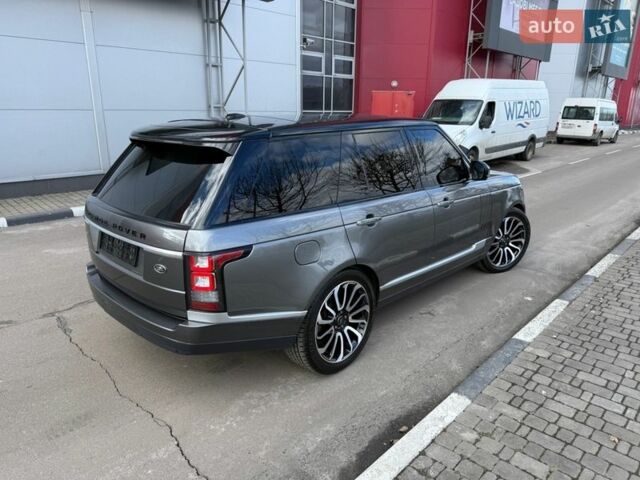 Серый Ленд Ровер Рендж Ровер, объемом двигателя 4.4 л и пробегом 125 тыс. км за 37900 $, фото 11 на Automoto.ua