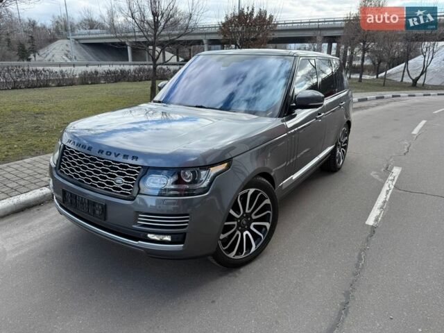 Серый Ленд Ровер Рендж Ровер, объемом двигателя 4.4 л и пробегом 125 тыс. км за 37900 $, фото 1 на Automoto.ua