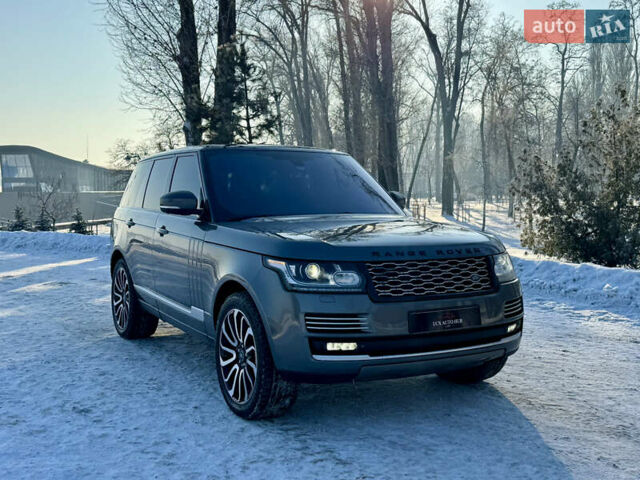 Сірий Ленд Ровер Рендж Ровер, об'ємом двигуна 4.37 л та пробігом 124 тис. км за 37999 $, фото 3 на Automoto.ua