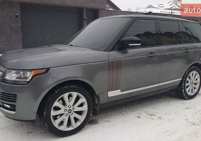 Серый Ленд Ровер Рендж Ровер, объемом двигателя 2.99 л и пробегом 245 тыс. км за 36000 $, фото 13 на Automoto.ua