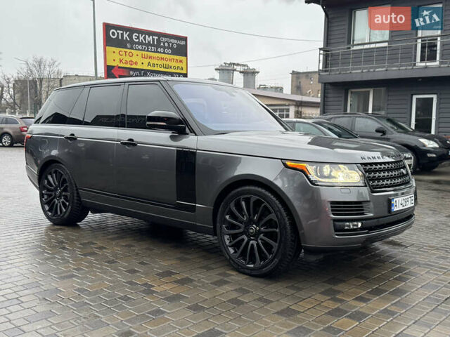 Серый Ленд Ровер Рендж Ровер, объемом двигателя 5 л и пробегом 125 тыс. км за 56000 $, фото 33 на Automoto.ua