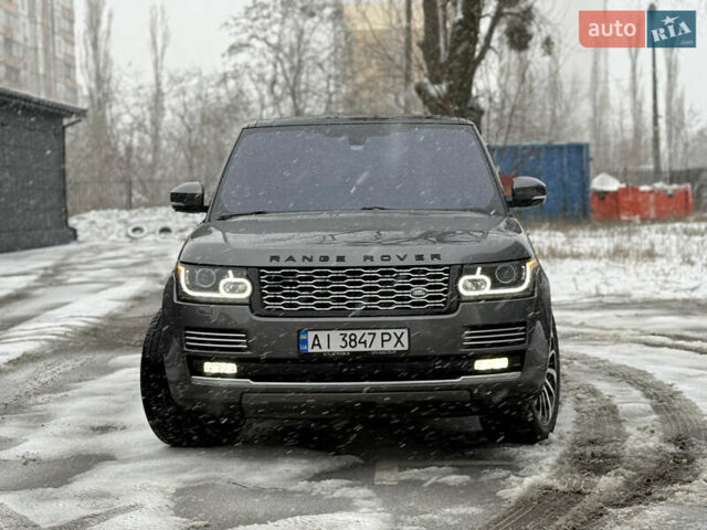 Сірий Ленд Ровер Рендж Ровер, об'ємом двигуна 4.37 л та пробігом 125 тис. км за 40999 $, фото 2 на Automoto.ua
