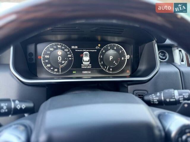 Сірий Ленд Ровер Рендж Ровер, об'ємом двигуна 5 л та пробігом 156 тис. км за 38700 $, фото 17 на Automoto.ua