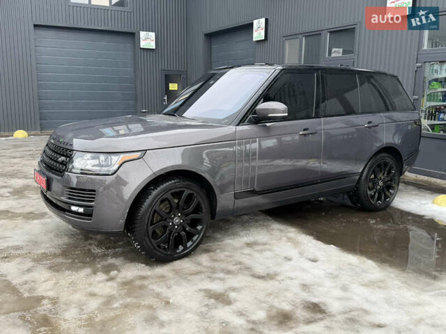 Серый Ленд Ровер Рендж Ровер, объемом двигателя 2.99 л и пробегом 200 тыс. км за 27300 $, фото 3 на Automoto.ua