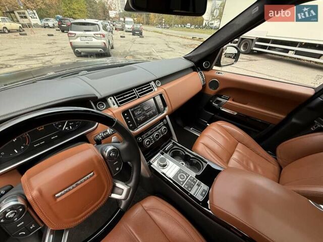 Серый Ленд Ровер Рендж Ровер, объемом двигателя 4.37 л и пробегом 168 тыс. км за 49700 $, фото 10 на Automoto.ua