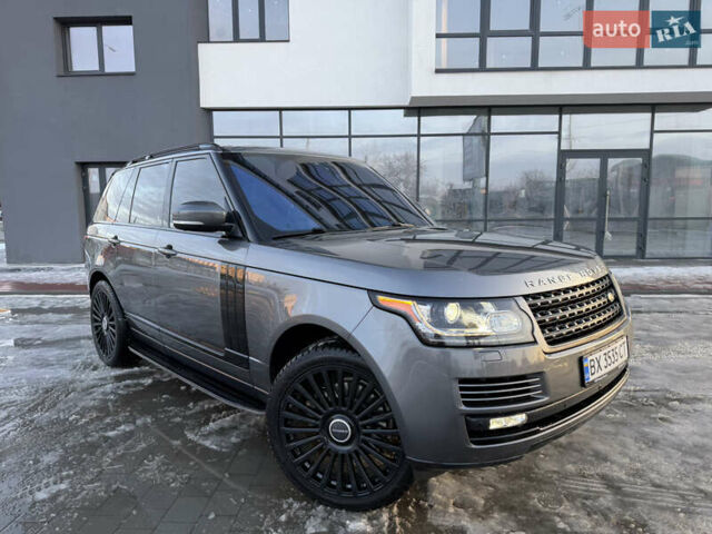 Серый Ленд Ровер Рендж Ровер, объемом двигателя 3 л и пробегом 190 тыс. км за 39500 $, фото 2 на Automoto.ua